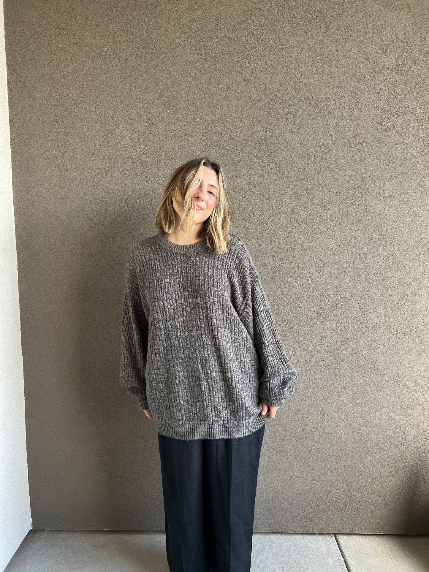 Brown Knit Sweater (XL)