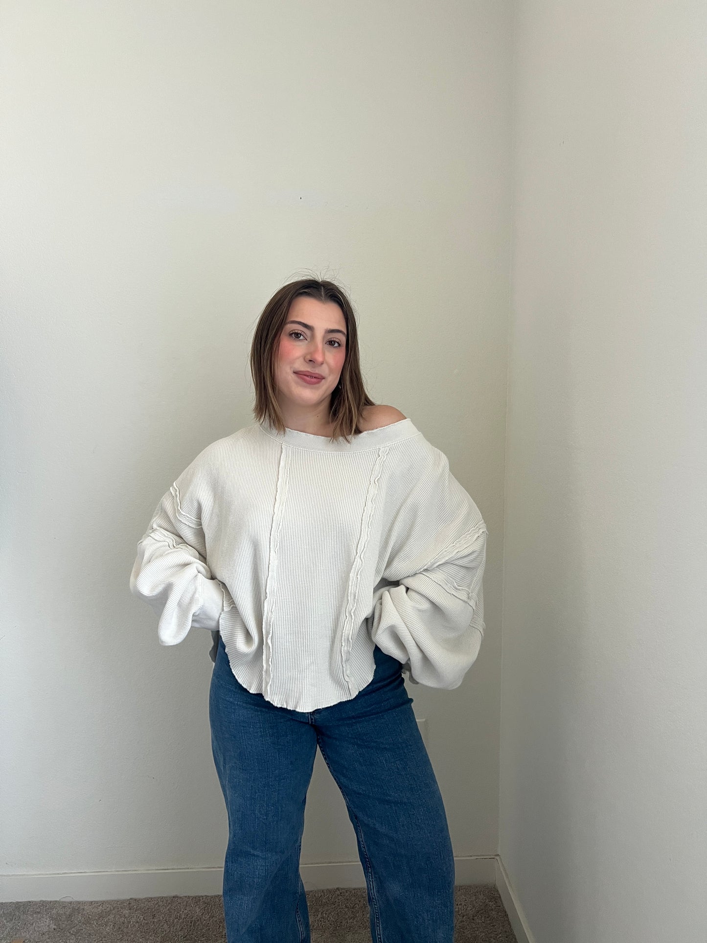 We The Free Waffle Crewneck (L)