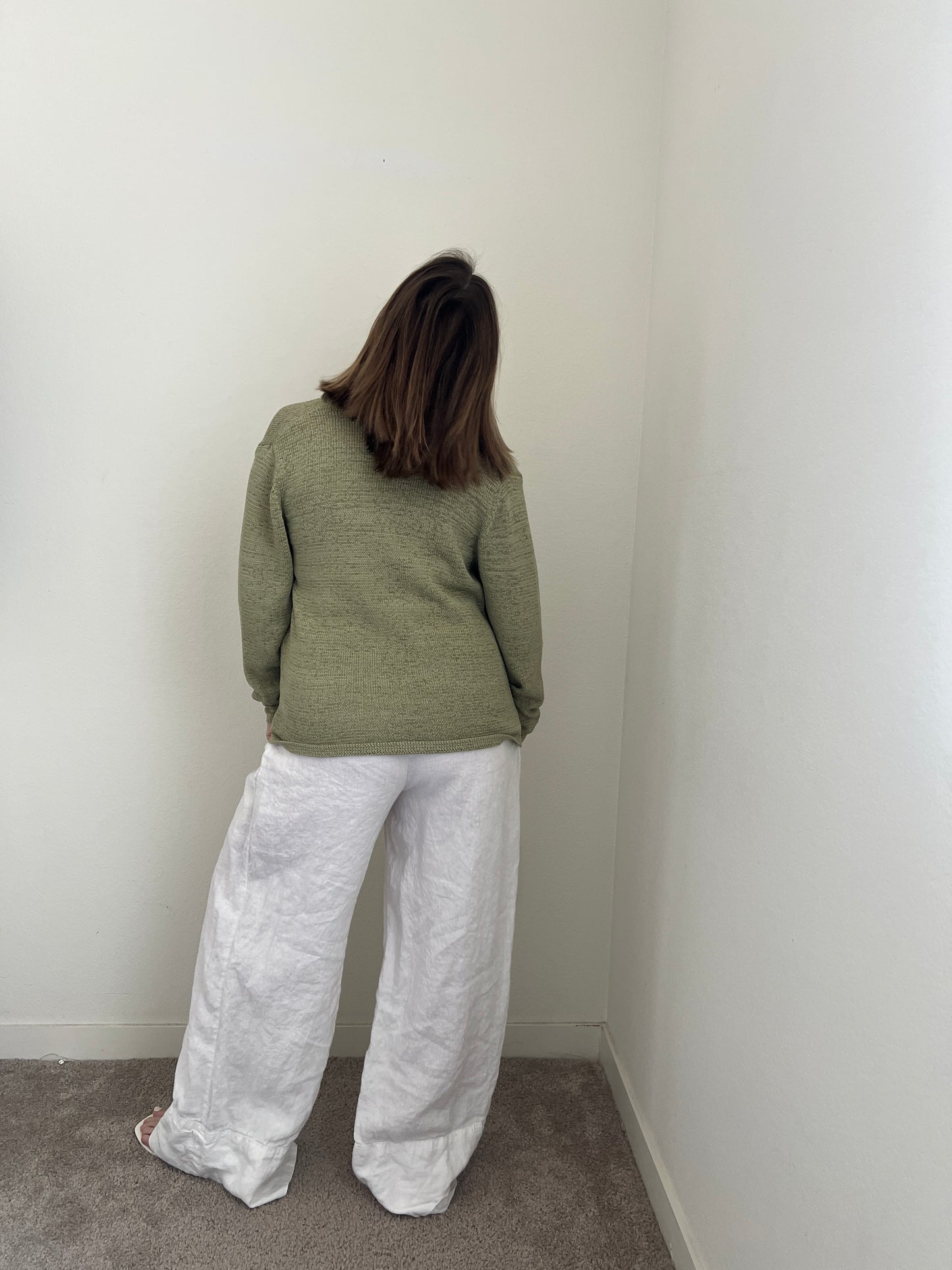 White Linen Pants (M)