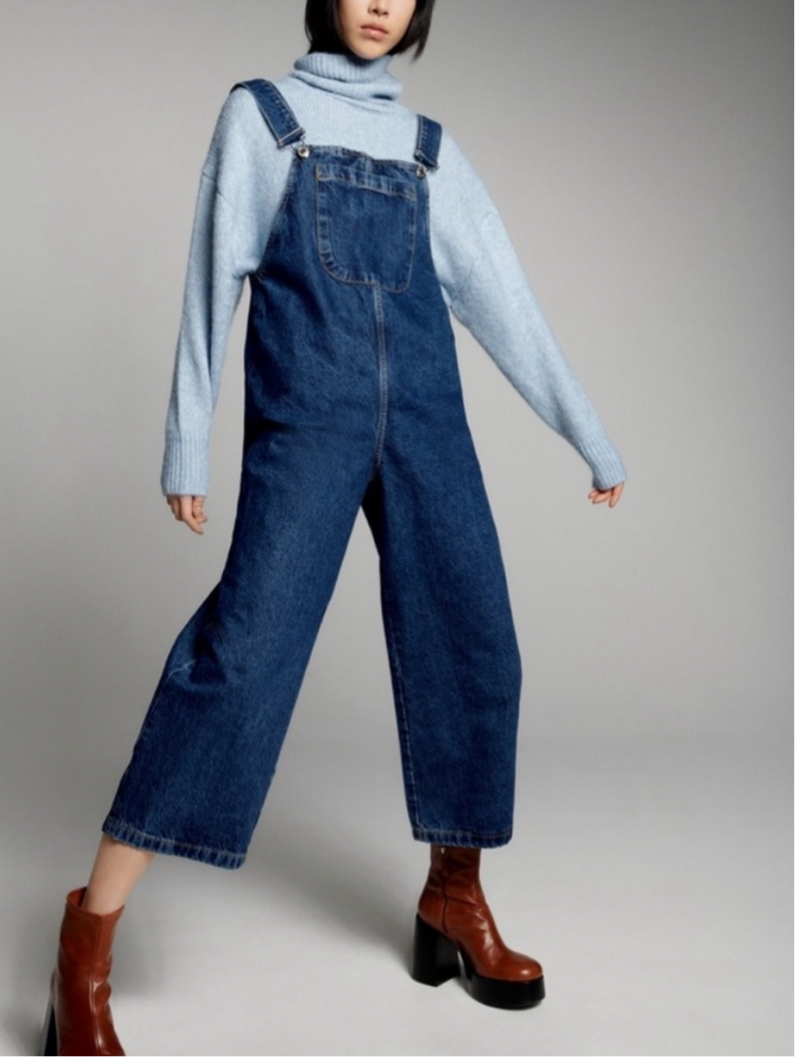 Zara Denim Overalls (XS)