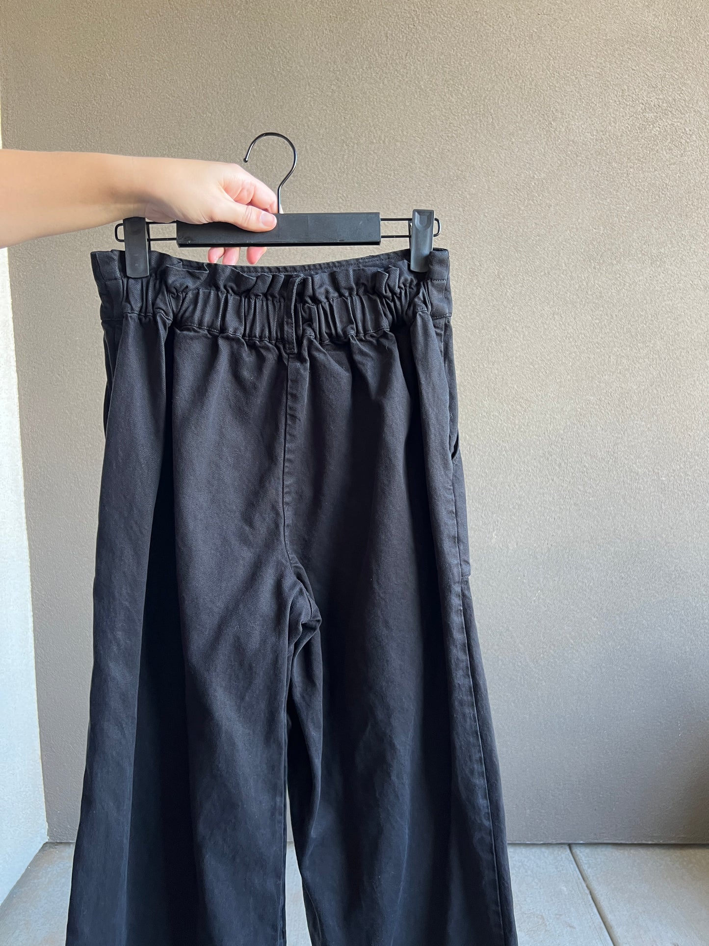 Black Wide Leg Pants (S)