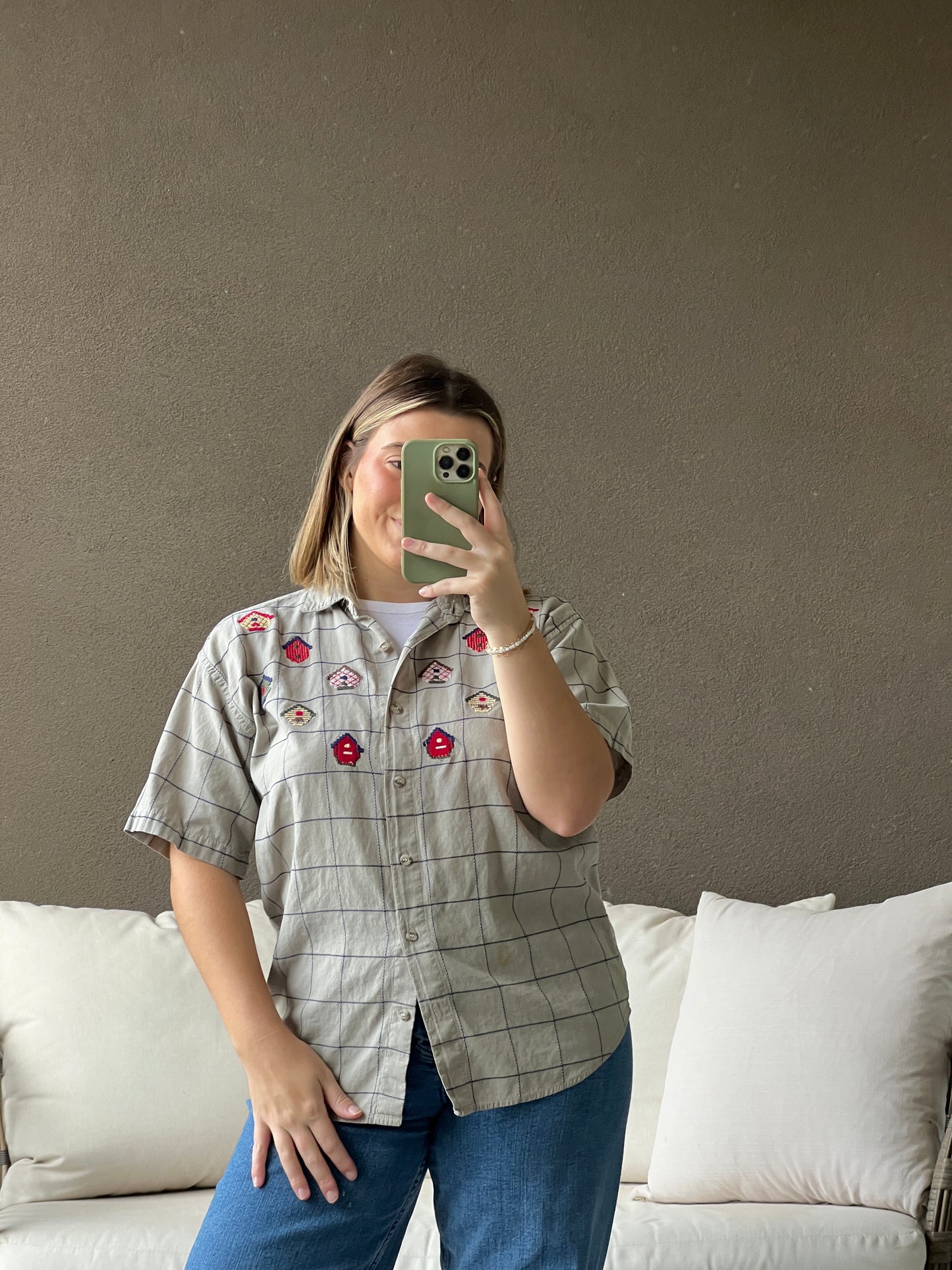 Birdhouse Button Up (S)