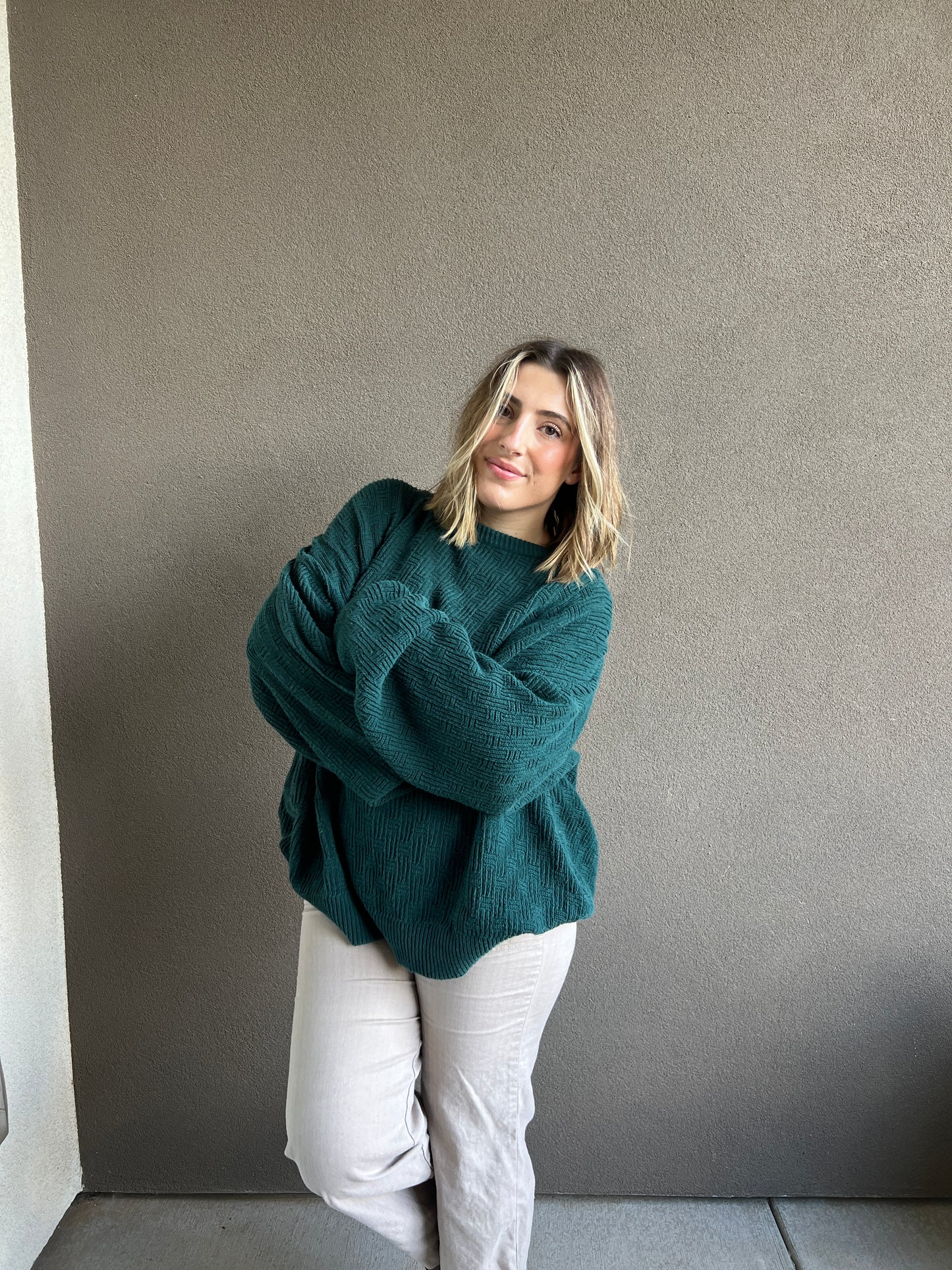 Vintage Emerald Sweater (2XL)