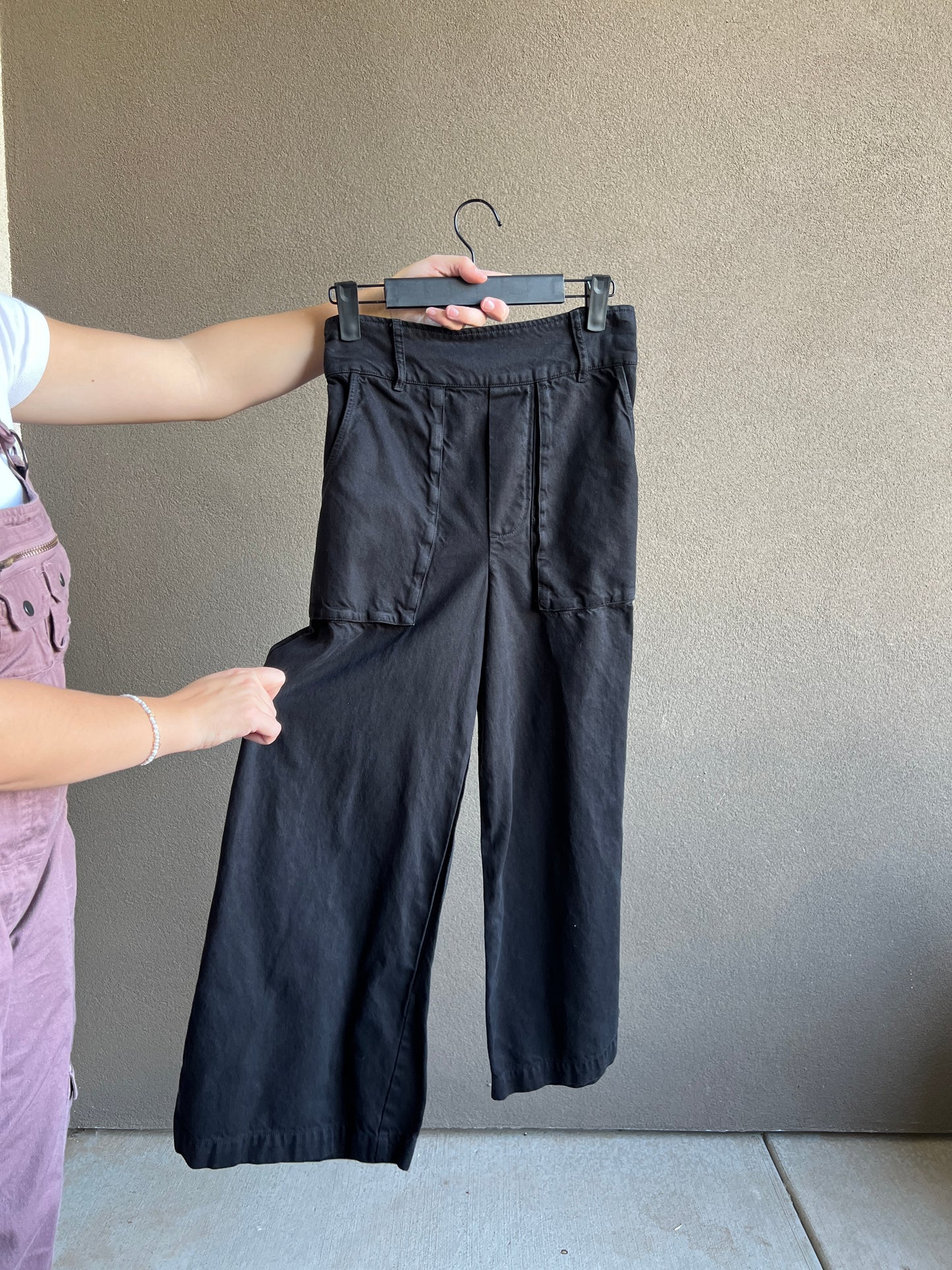 Black Wide Leg Pants (S)