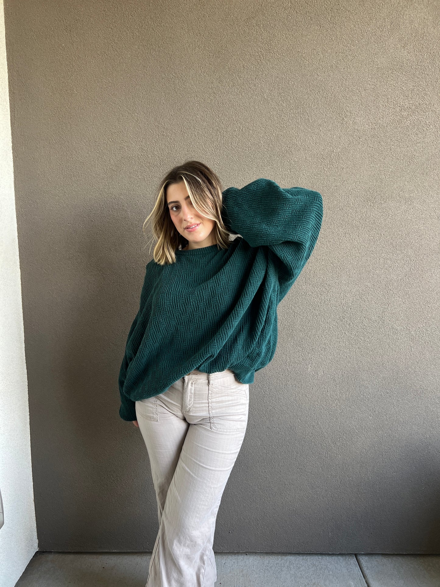 Vintage Emerald Sweater (2XL)