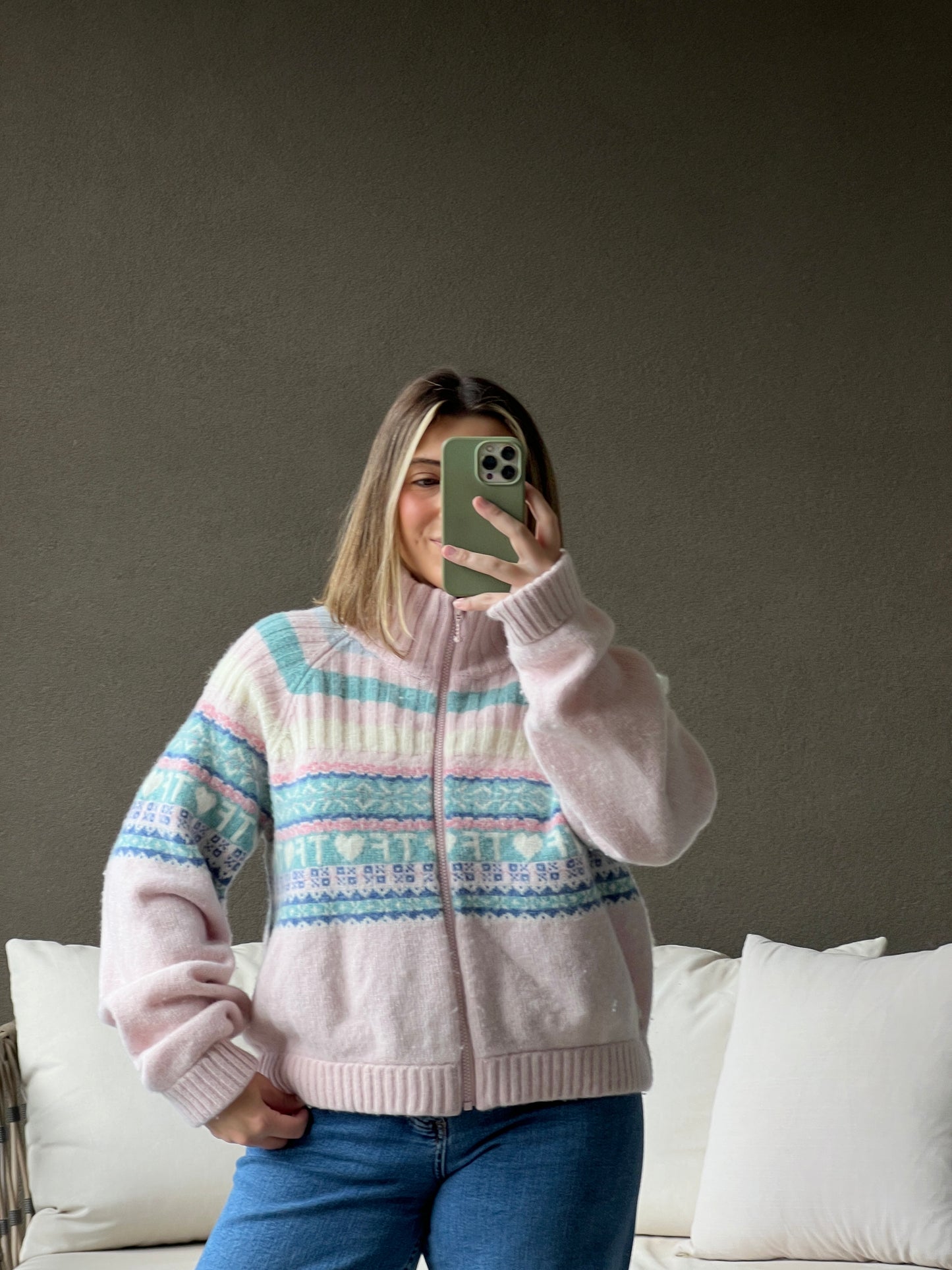 Teddy Fresh Zip Up Sweater (2XL)