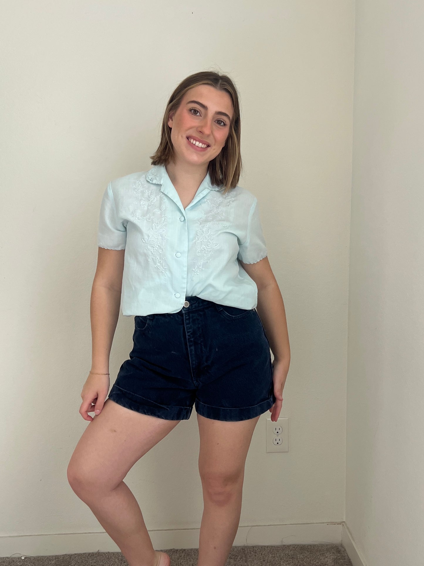 90's Dark Indigo Shorts (25"w)