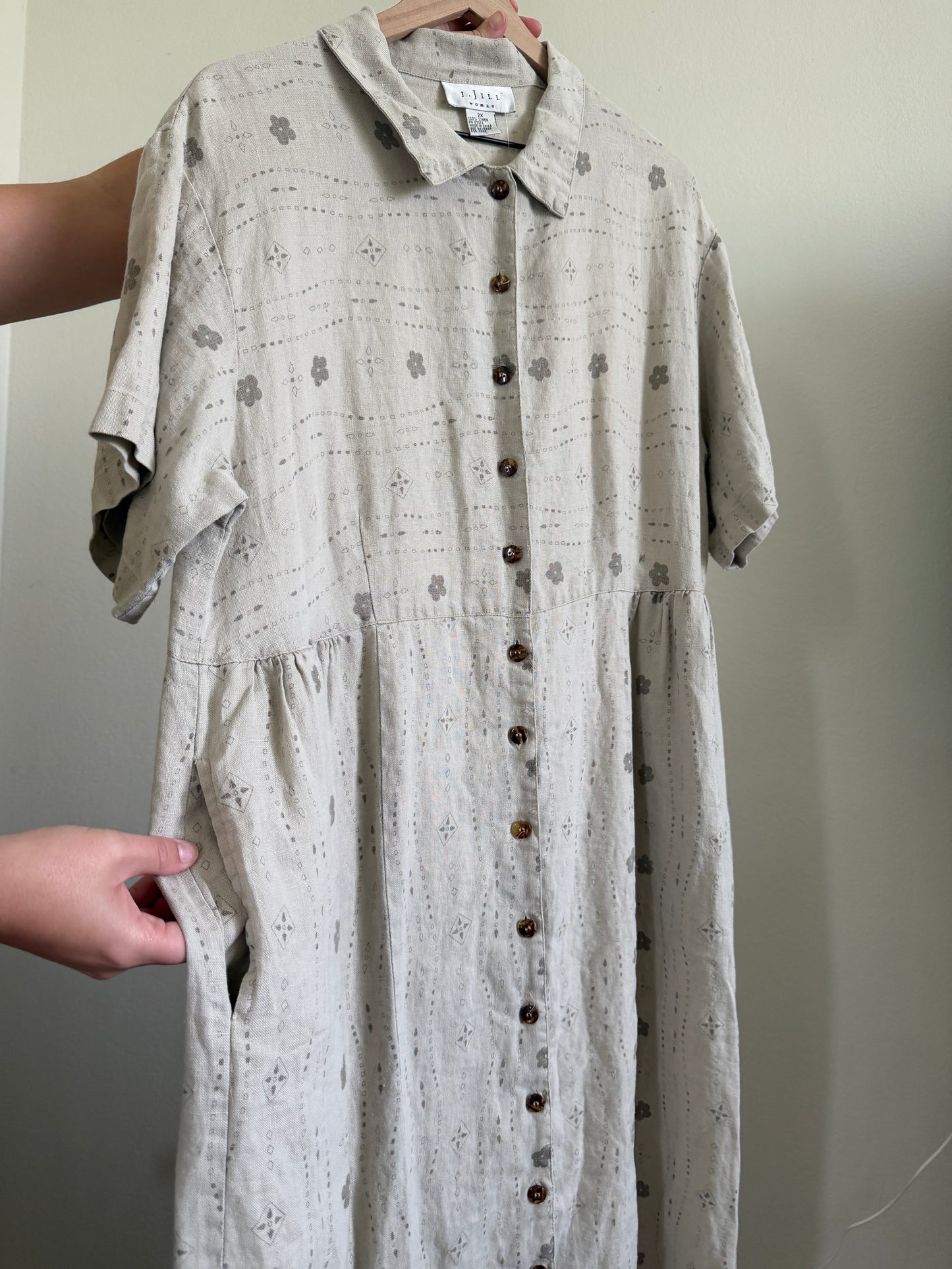 J Jill Linen Dress (2X)