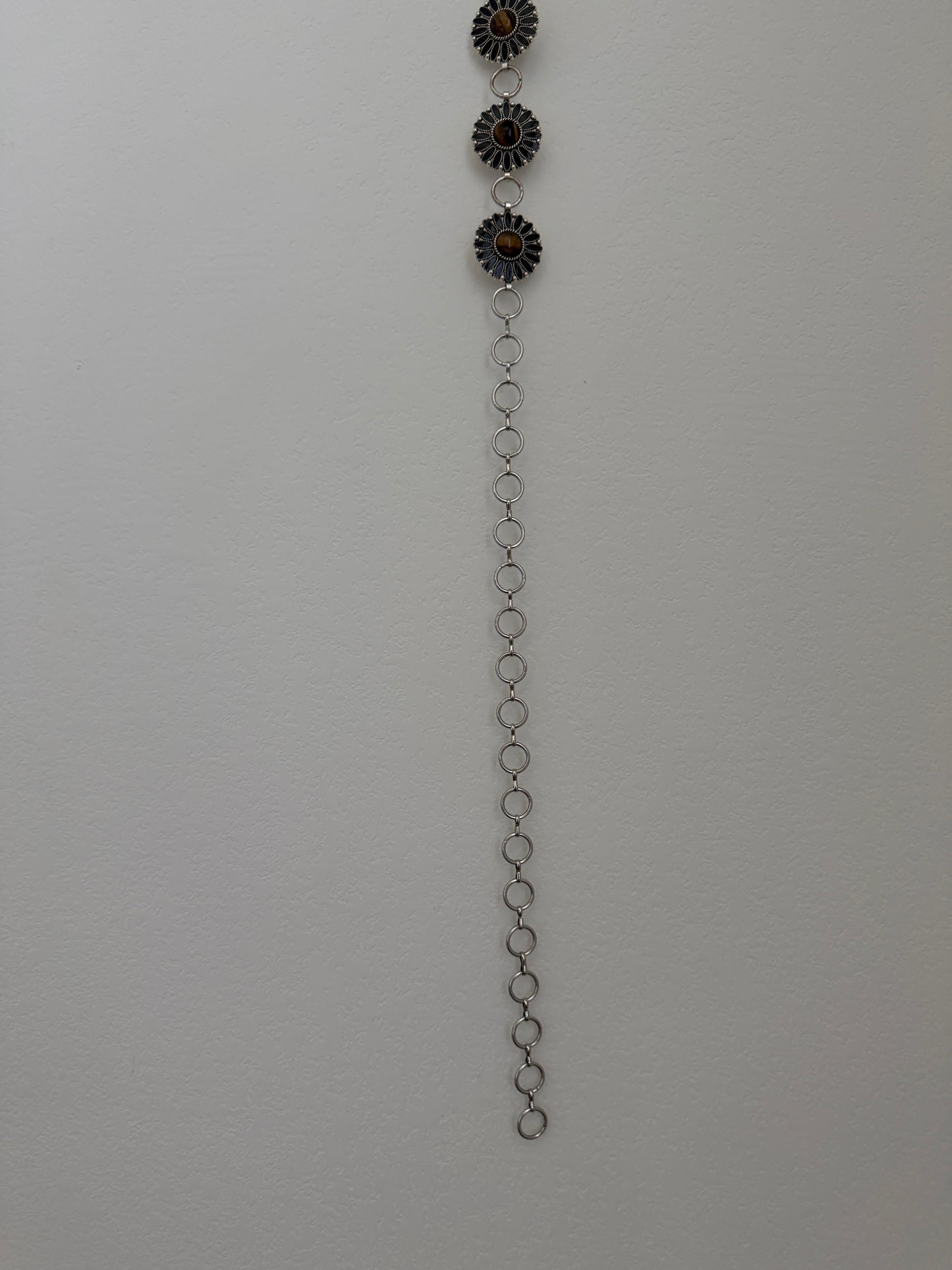 Concho Stone Metal Belt