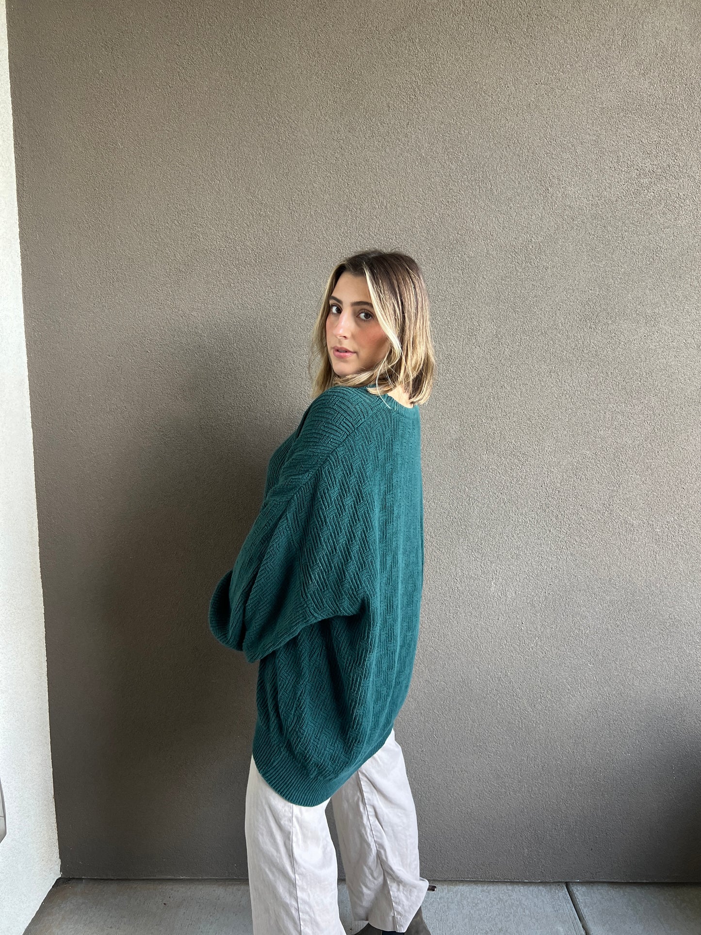 Vintage Emerald Sweater (2XL)
