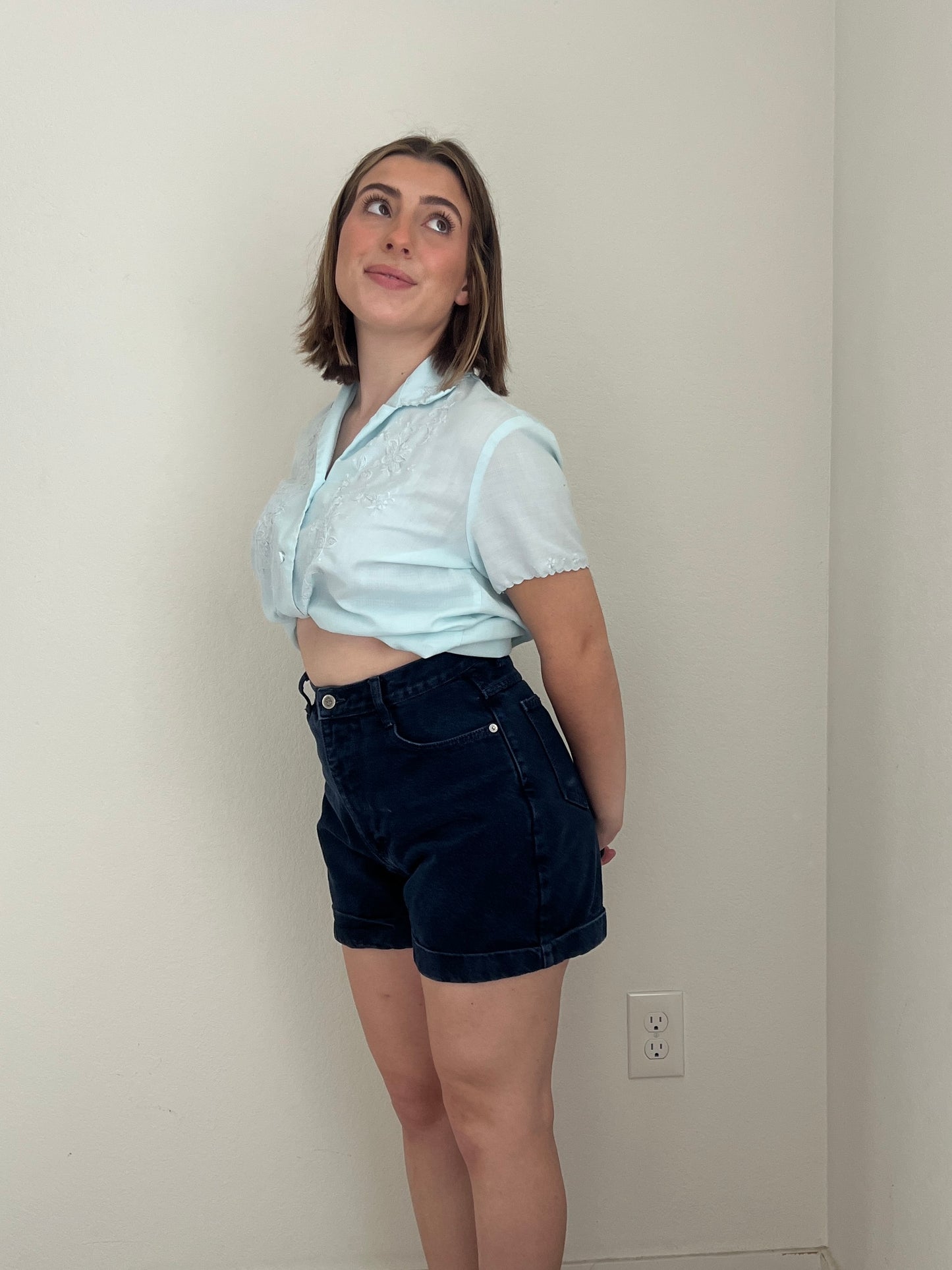 90's Dark Indigo Shorts (25"w)