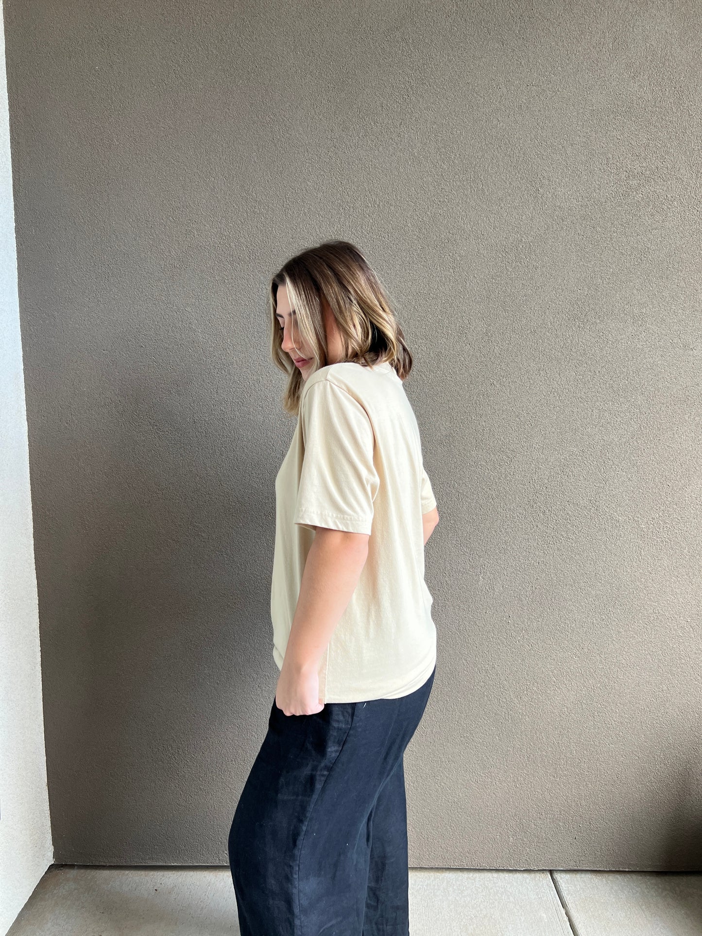 DT Original Pumpkin Mockneck Tee (L)