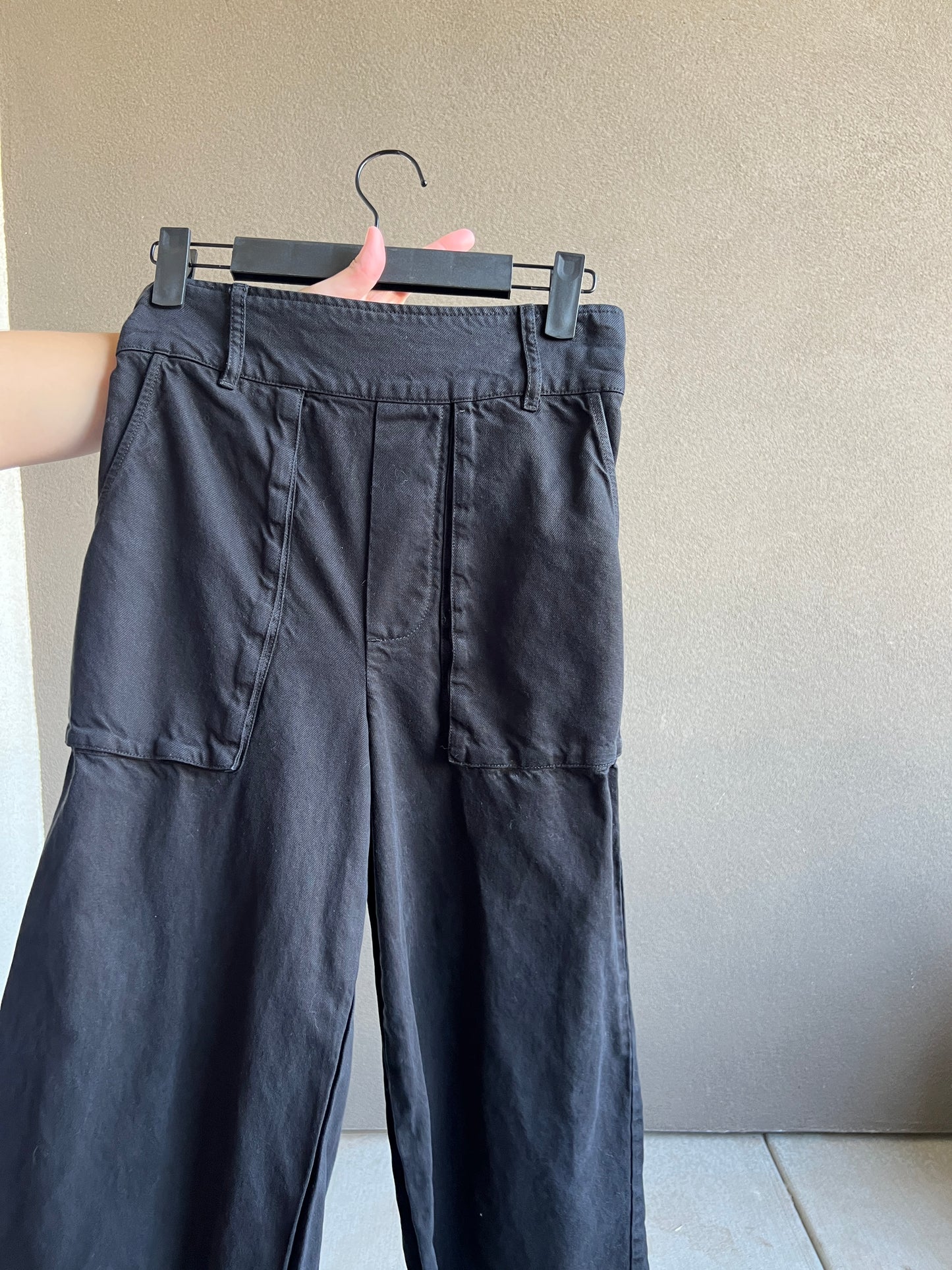 Black Wide Leg Pants (S)