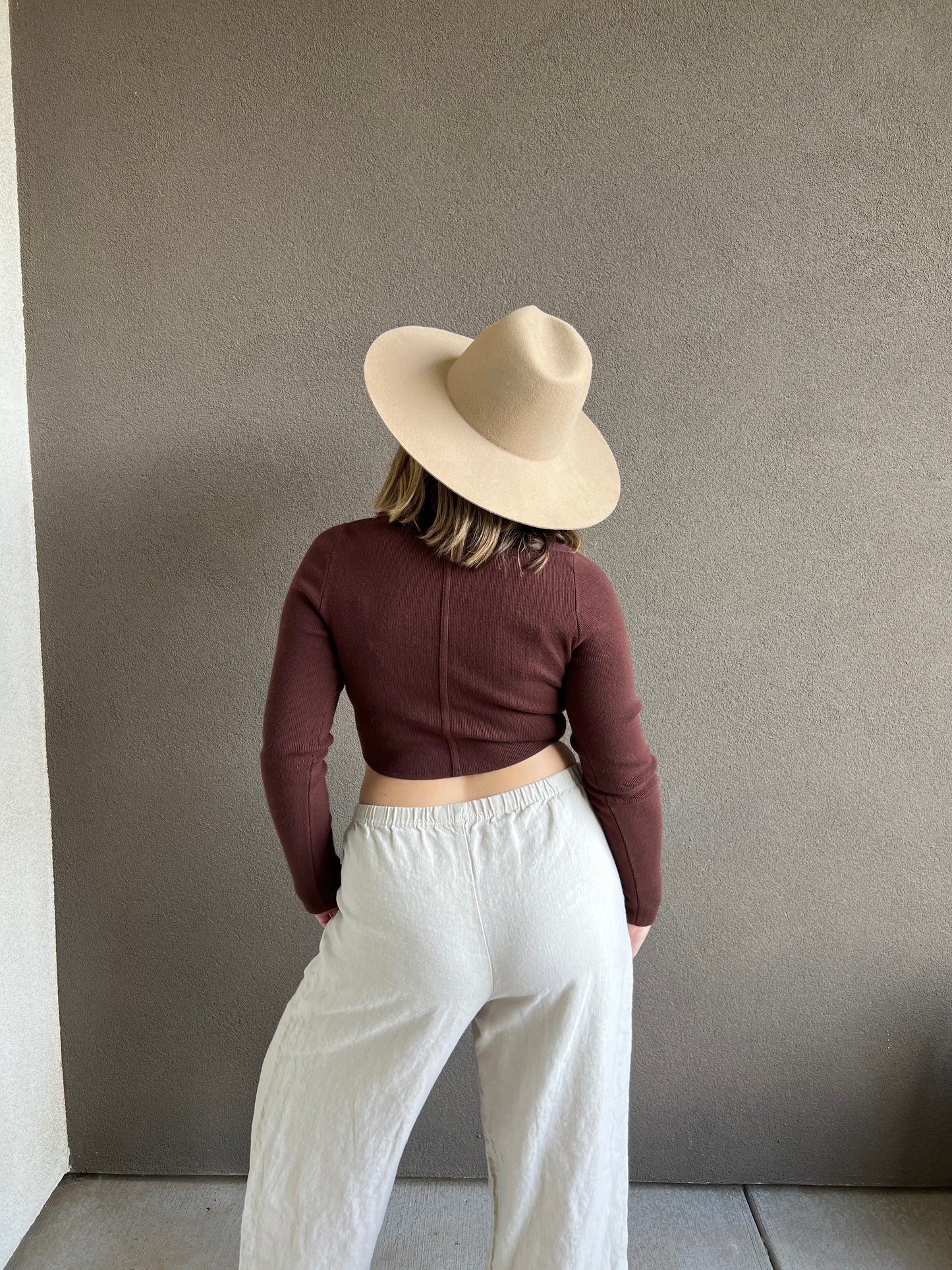 Vintage Linen Easy Pants (M)