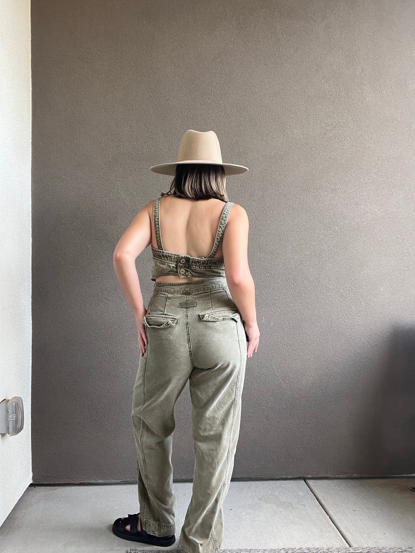 Free People Utility Jumpsuit (S)