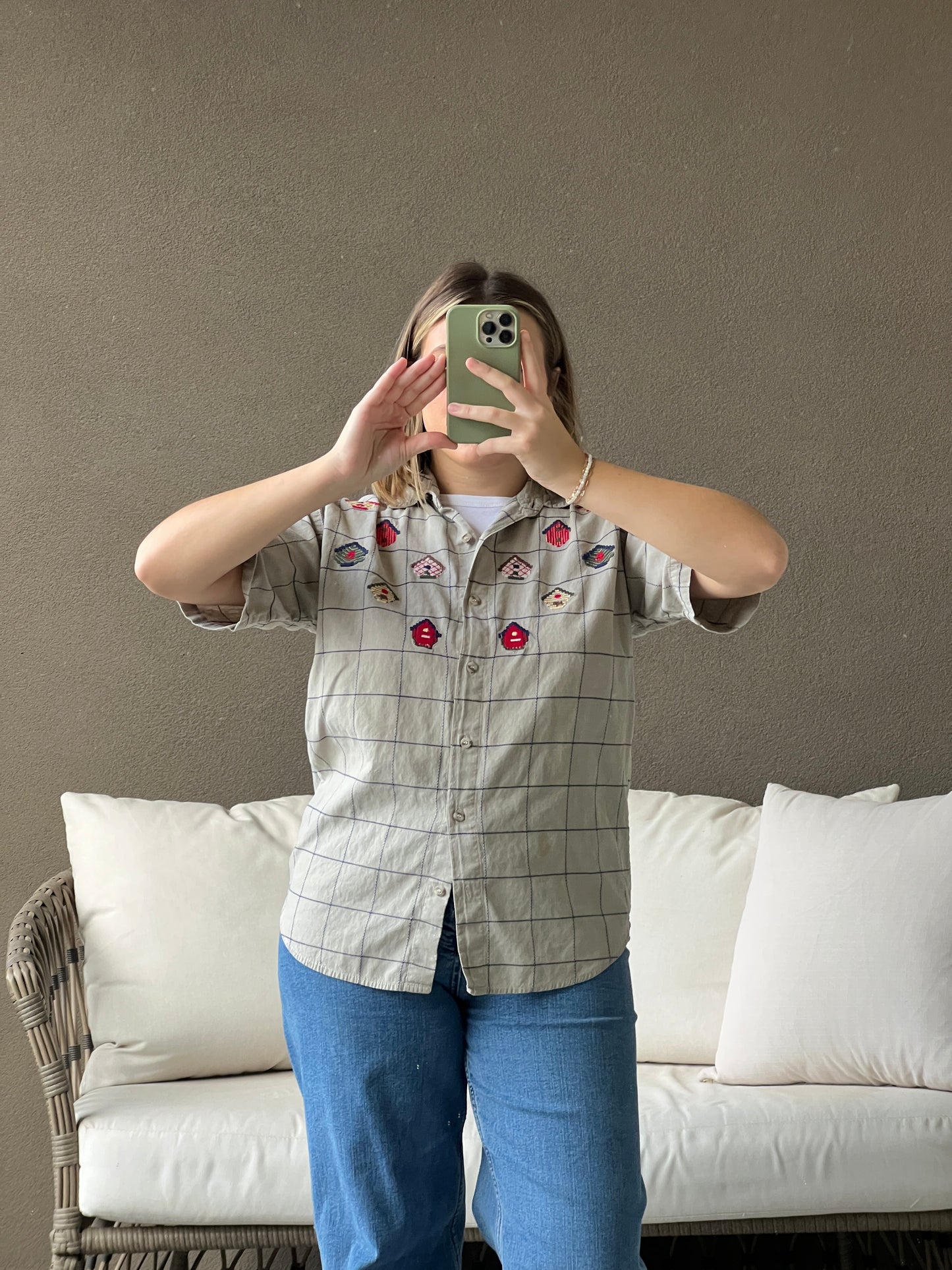 Birdhouse Button Up (S)