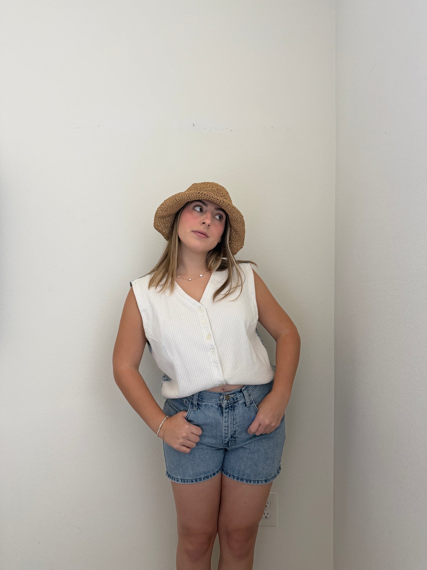 Two-Tone Floral Vest (14)