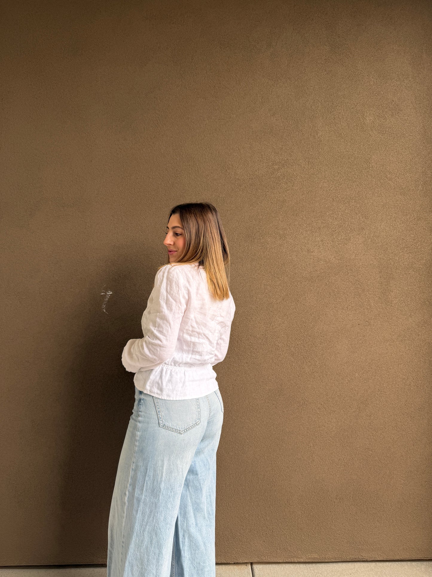 Reformation Linen Blouse (M)