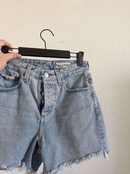 Light Wash AG Denim Shorts (28"w)