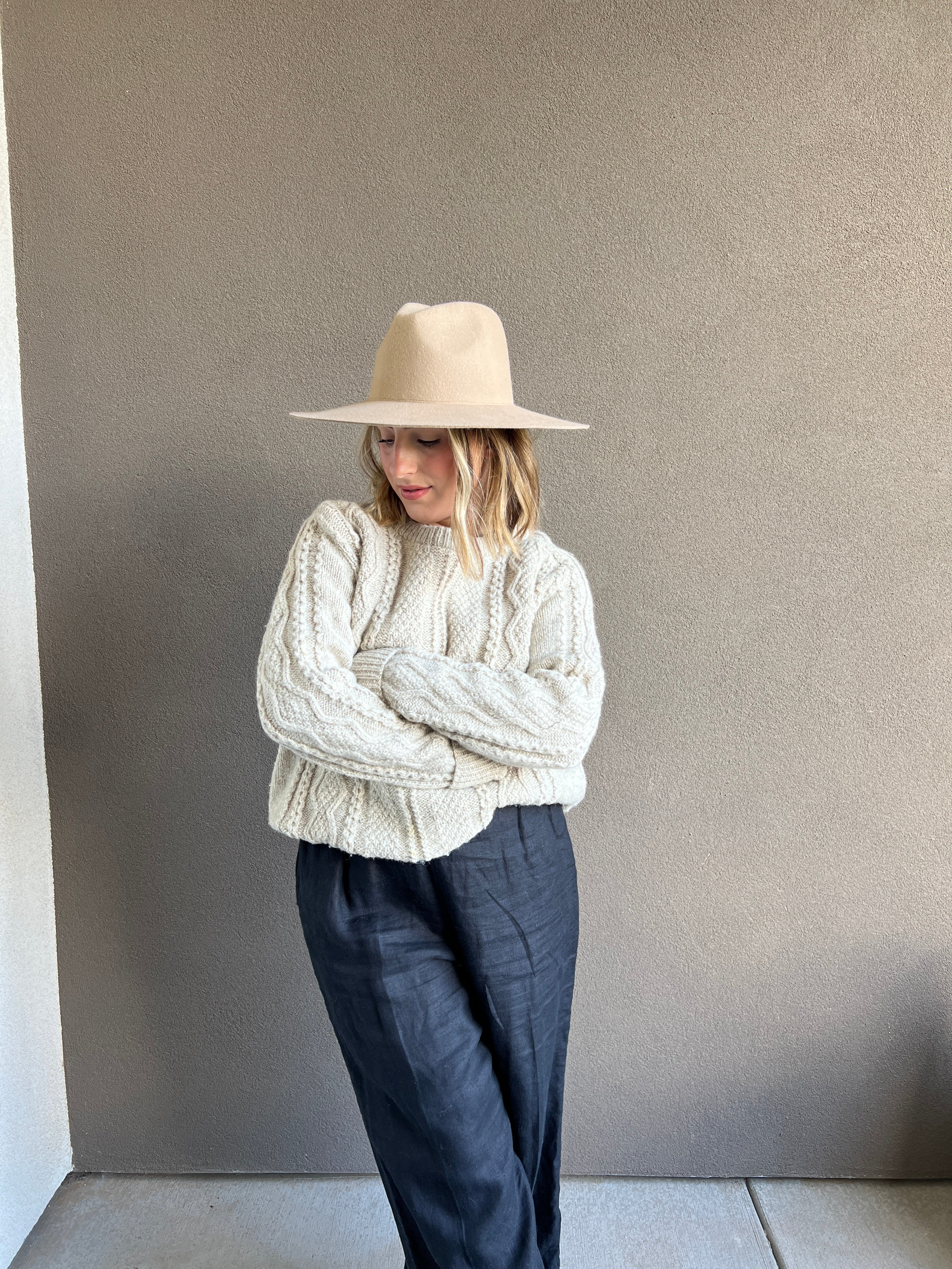 Fisherman Knit Sweater (M)