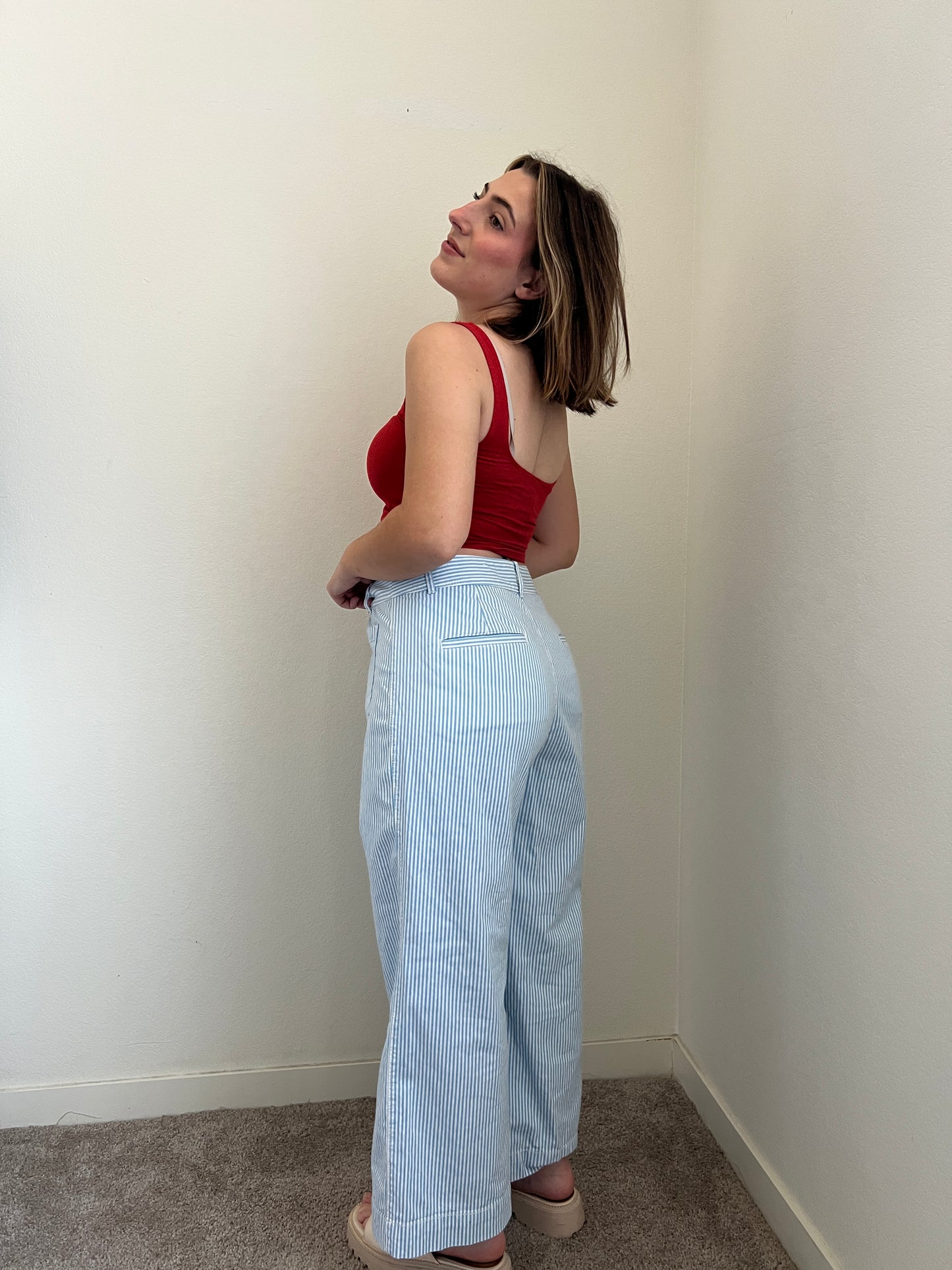 Blue Striped Wide Leg (12)