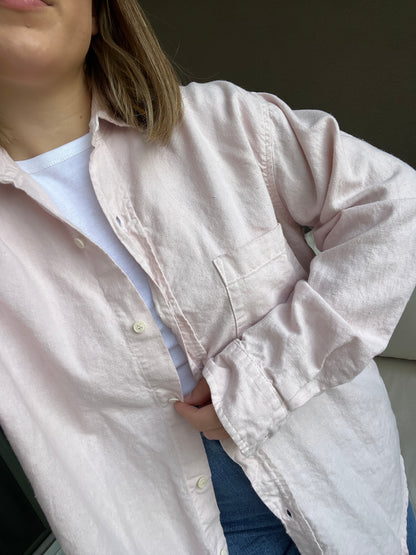 CP Shades Pink Button Up (S)