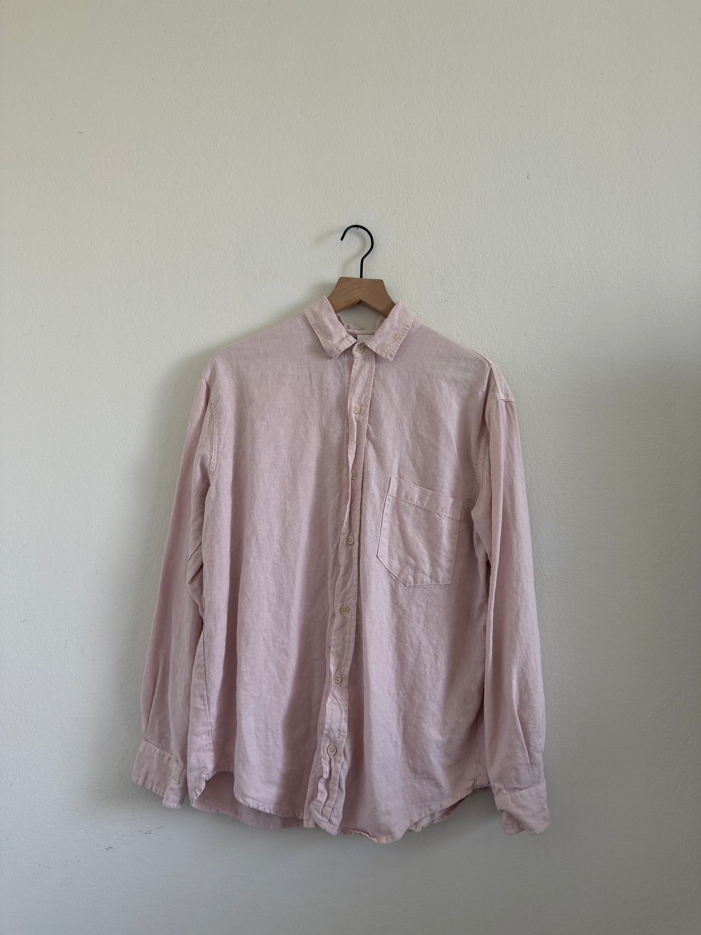 Pink Hemp Button Up(S)