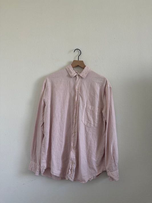 Pink Hemp Button Up(S)