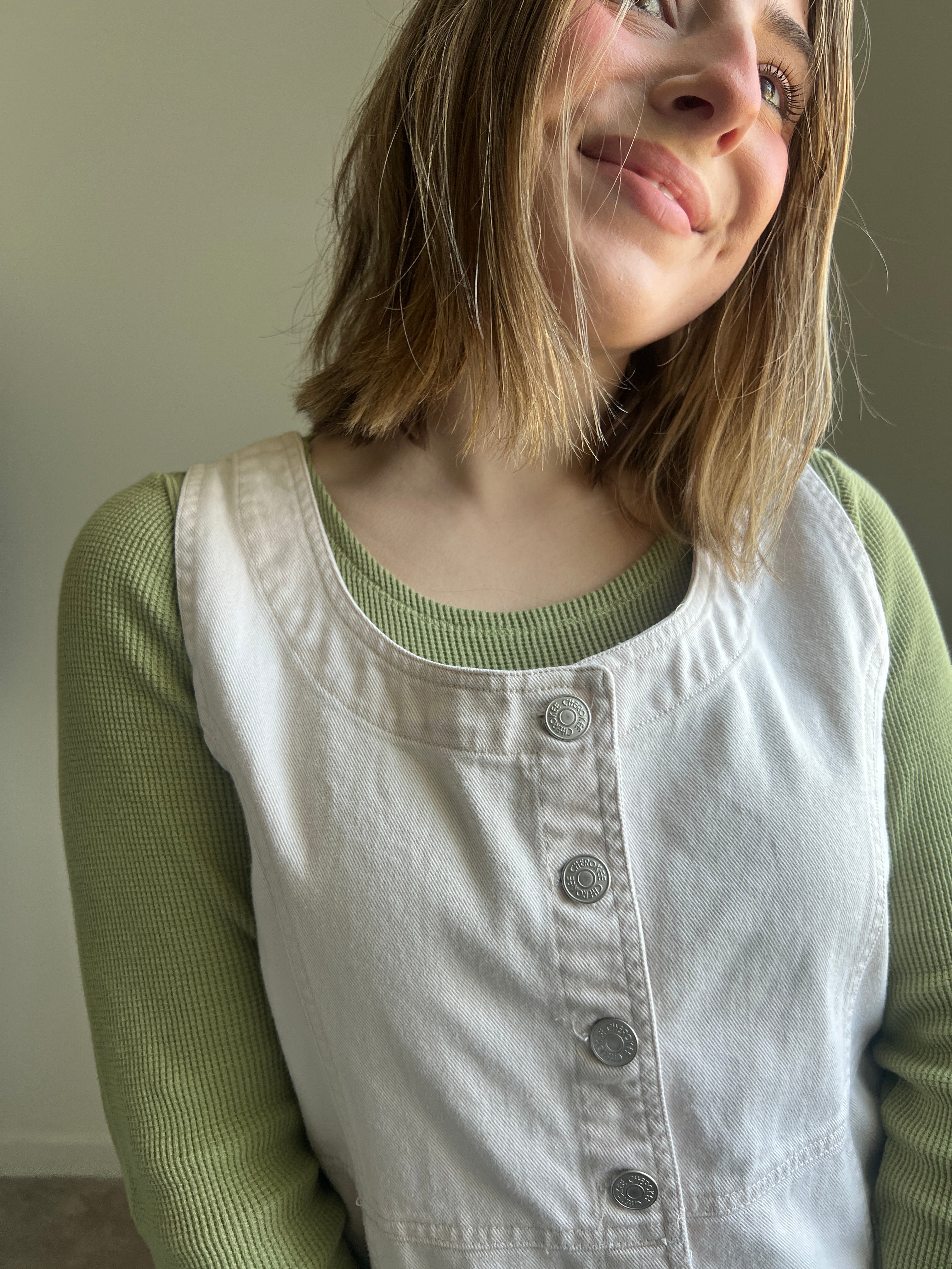 Cream Jumper Dress (M)