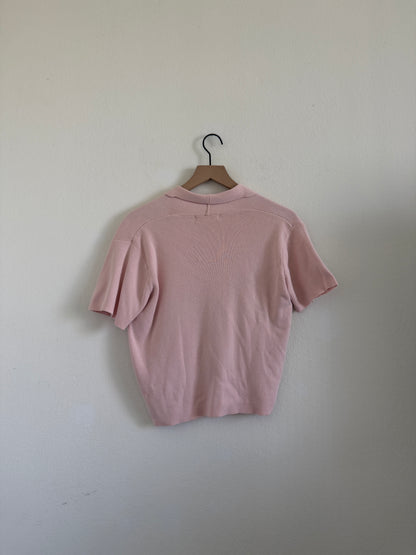 Pink Sweater Cardi Top (M)