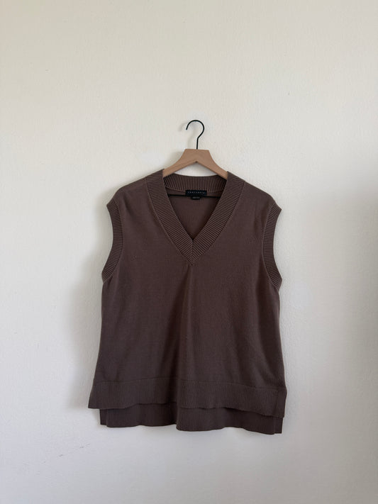 Brown Sweater Vest (XL)