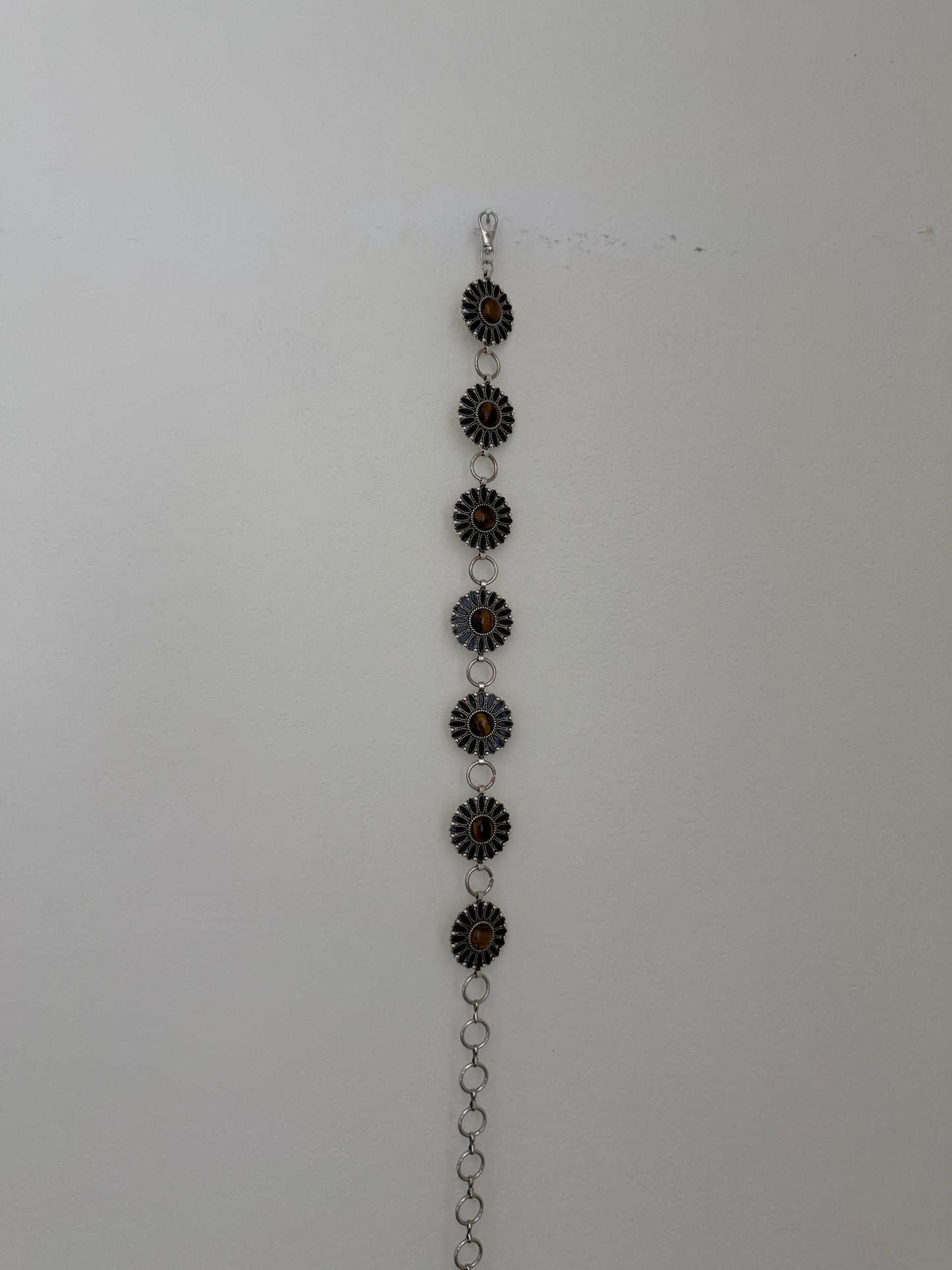 Concho Stone Metal Belt