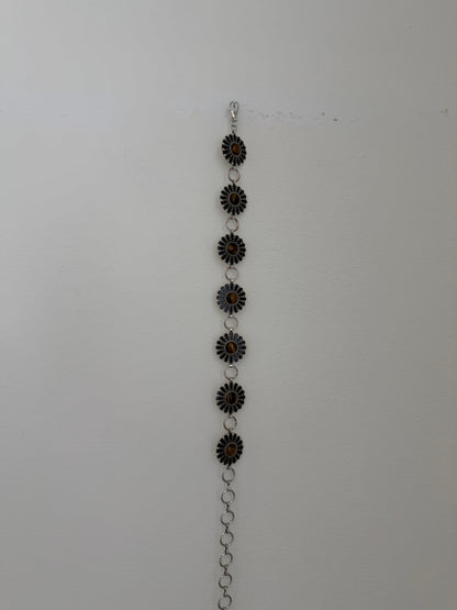 Concho Stone Metal Belt