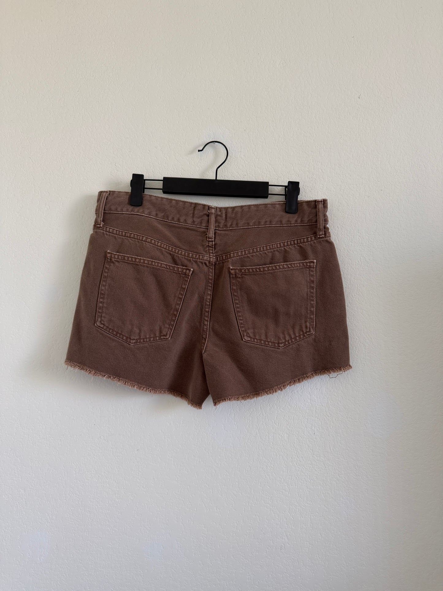Brown Denim Shorts (29)