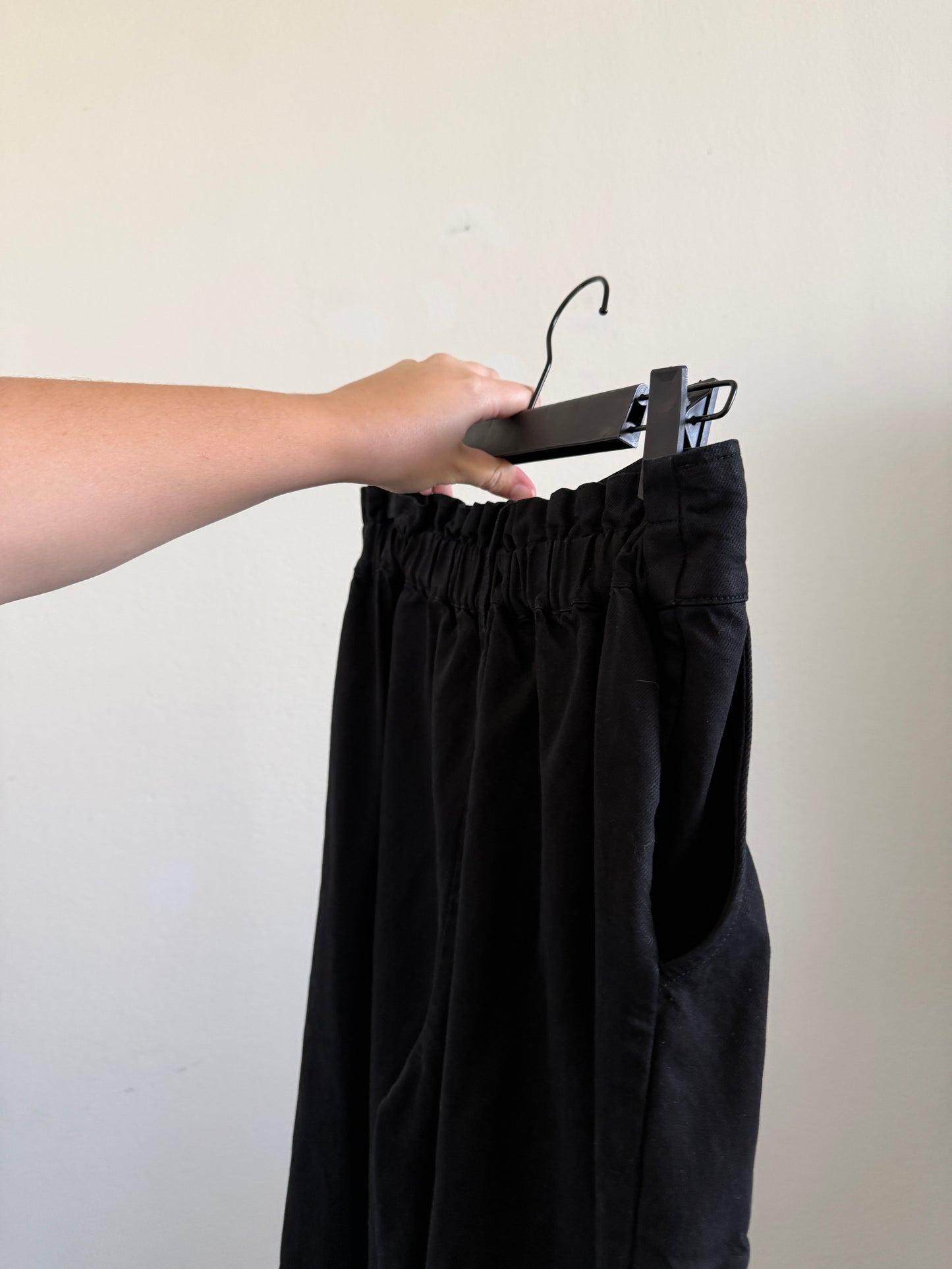 Black Wide Leg Pants (S)
