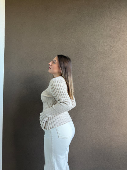 Dissh Ribbed Long Sleeve (M)