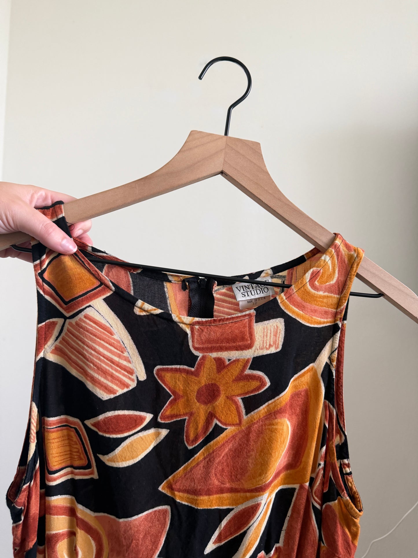 Burnt Orange Maxi Dress (12)