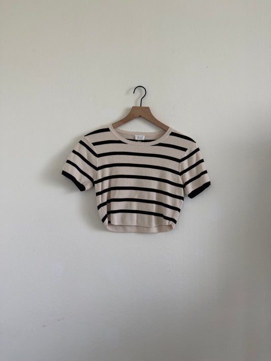 Striped Cropped Top (M)