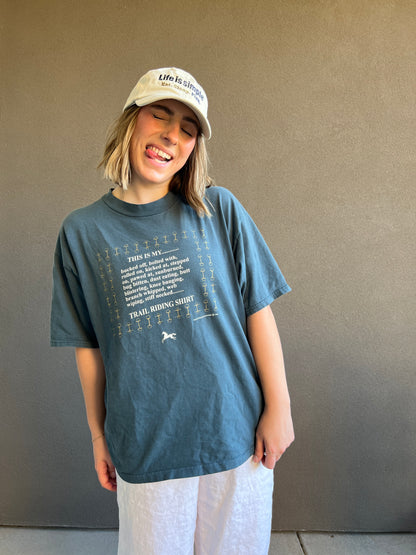 90's Horse Riding Tee (L)