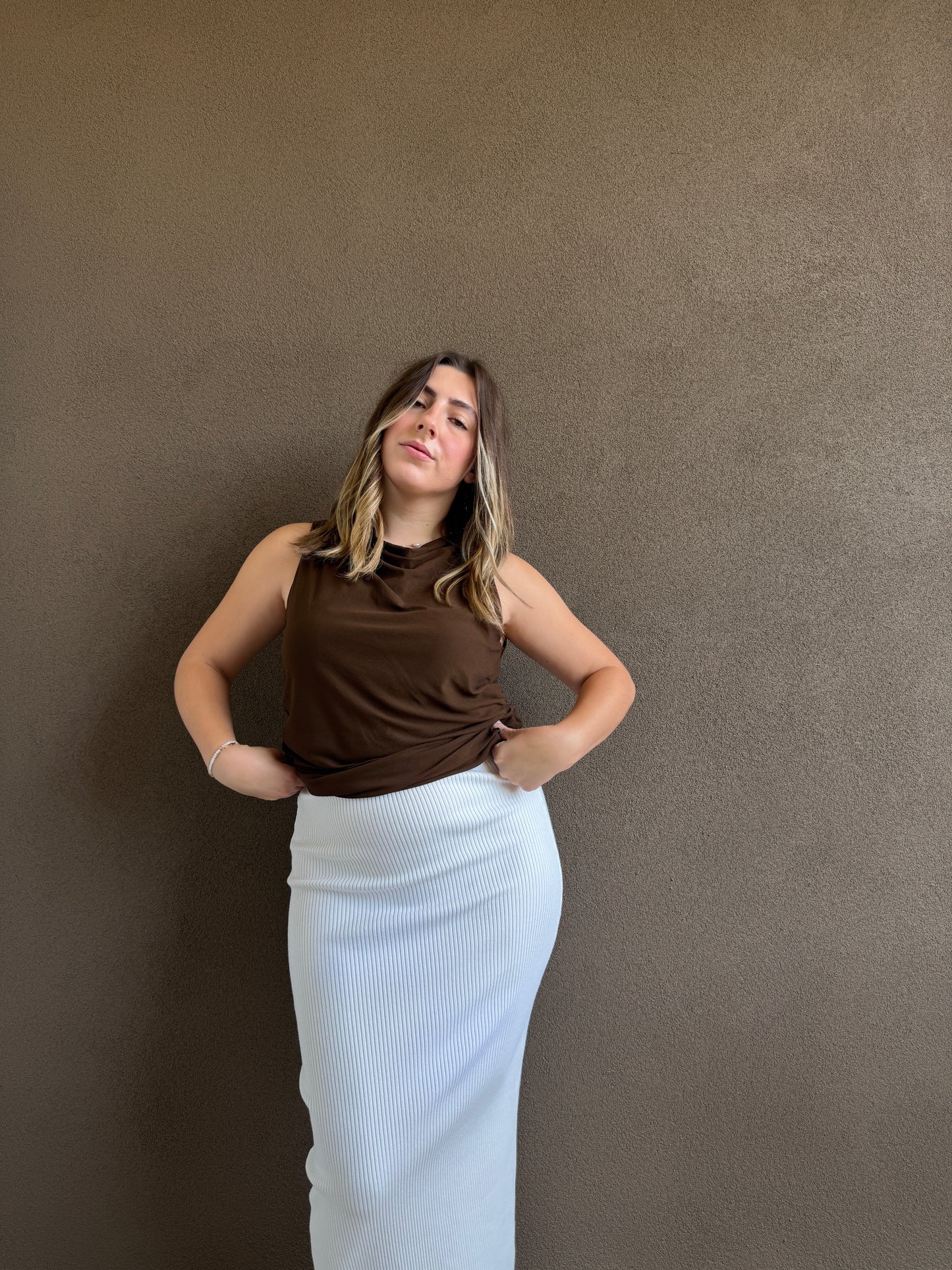 Brown Vintage Tank (XL)