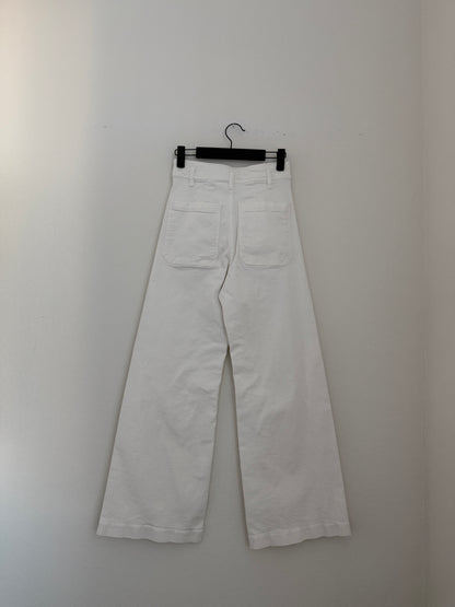 White Zara Marine Straight (26"w)