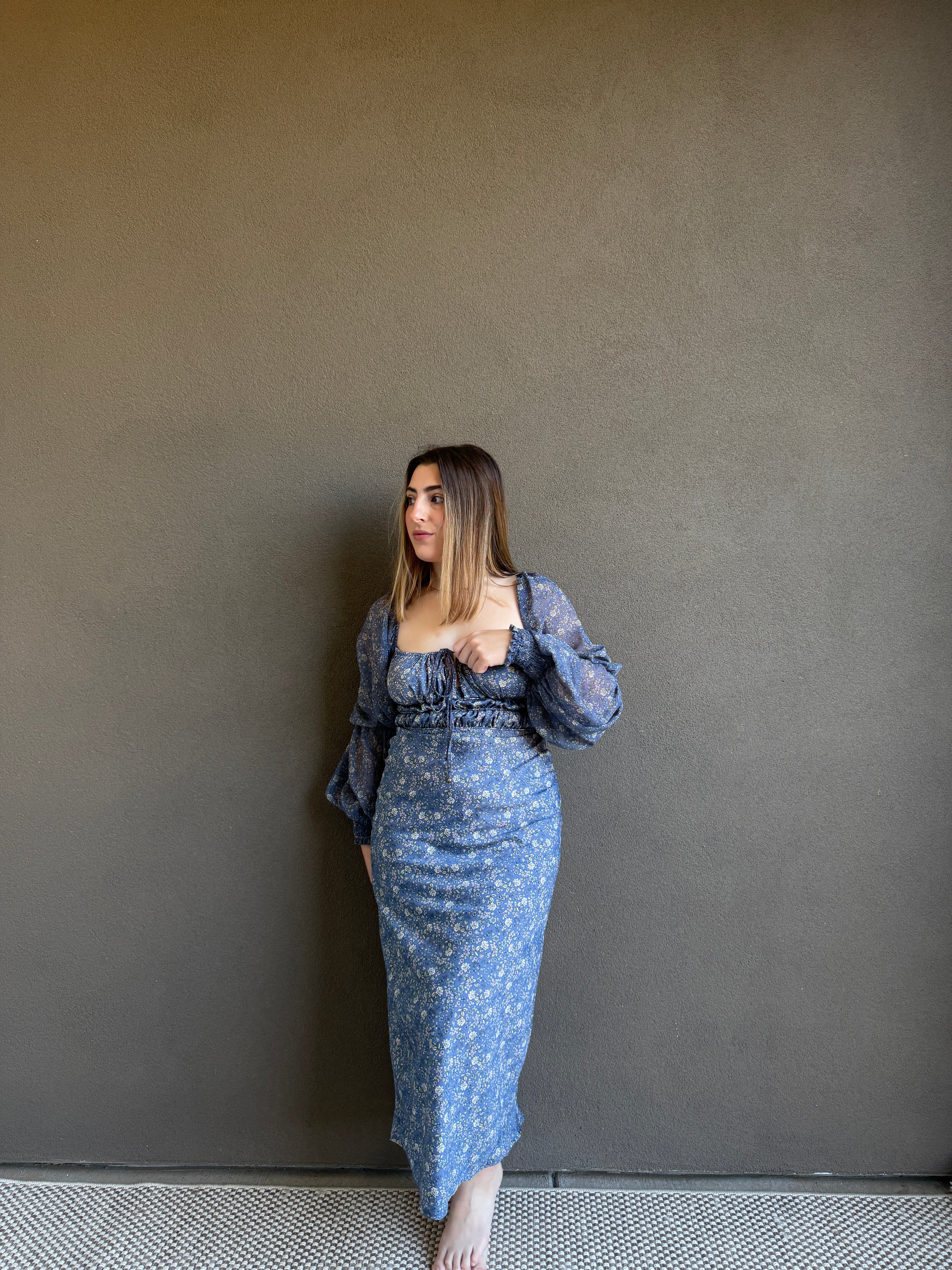 Free People Midi Dress (S)