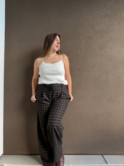 Vince Plaid Trousers (4)