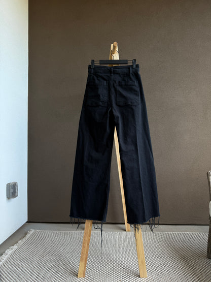 Black Zara Marine Straight Jeans (4)