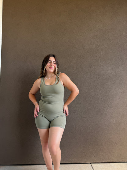Sage Athletic Onesie (M)