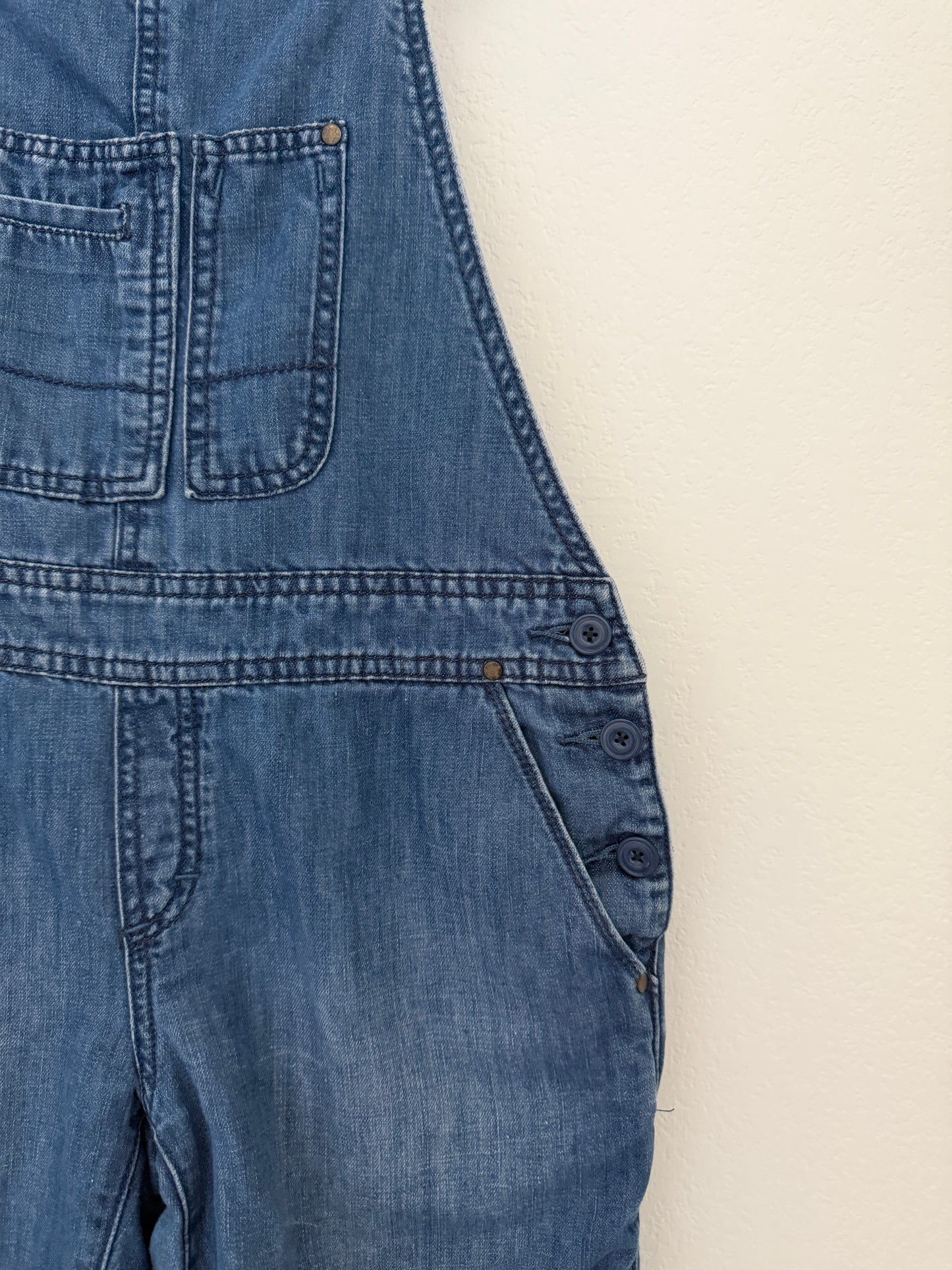 Dark Wash Shortalls (28)