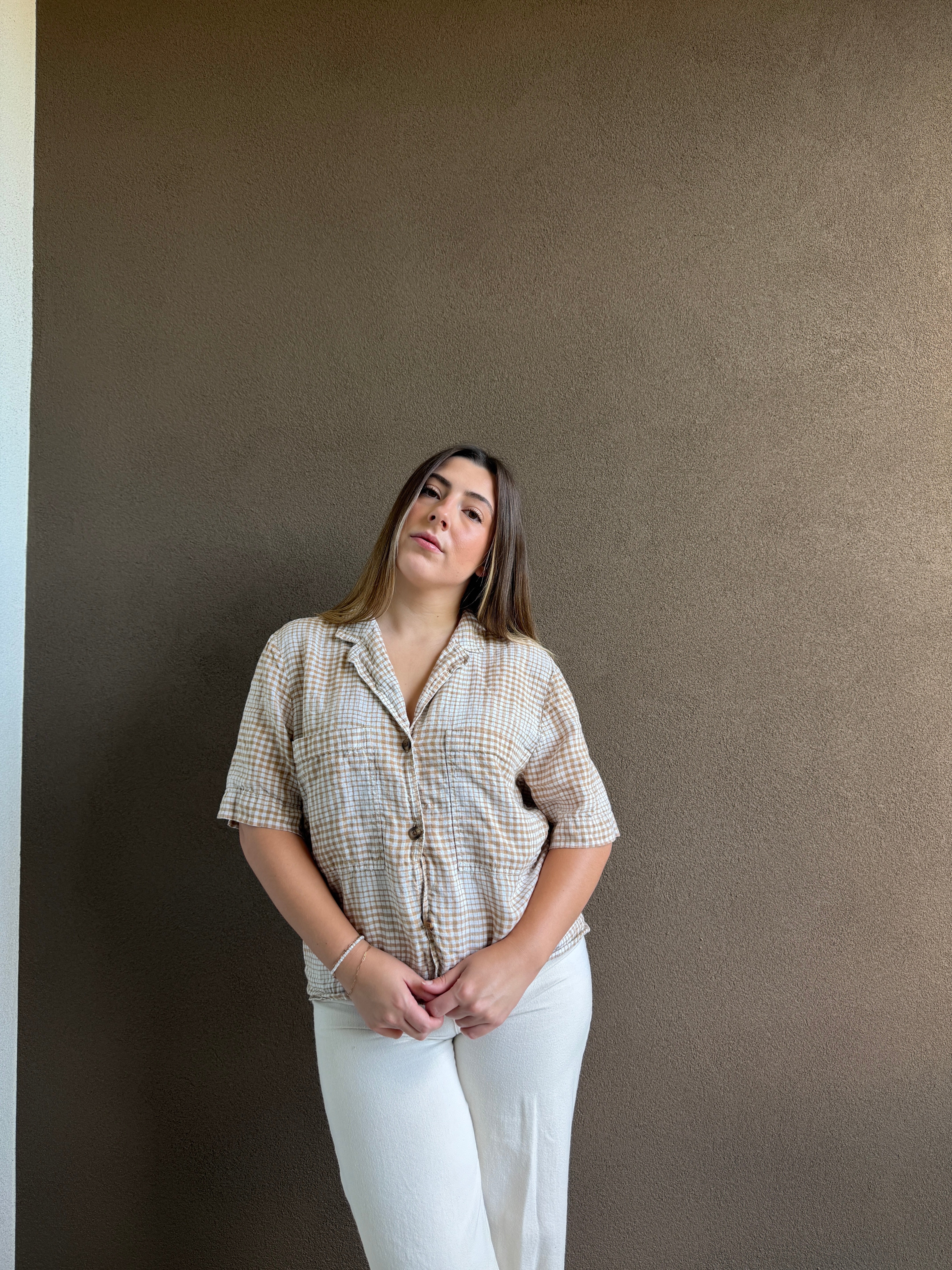 Everlane Grid Top (M)