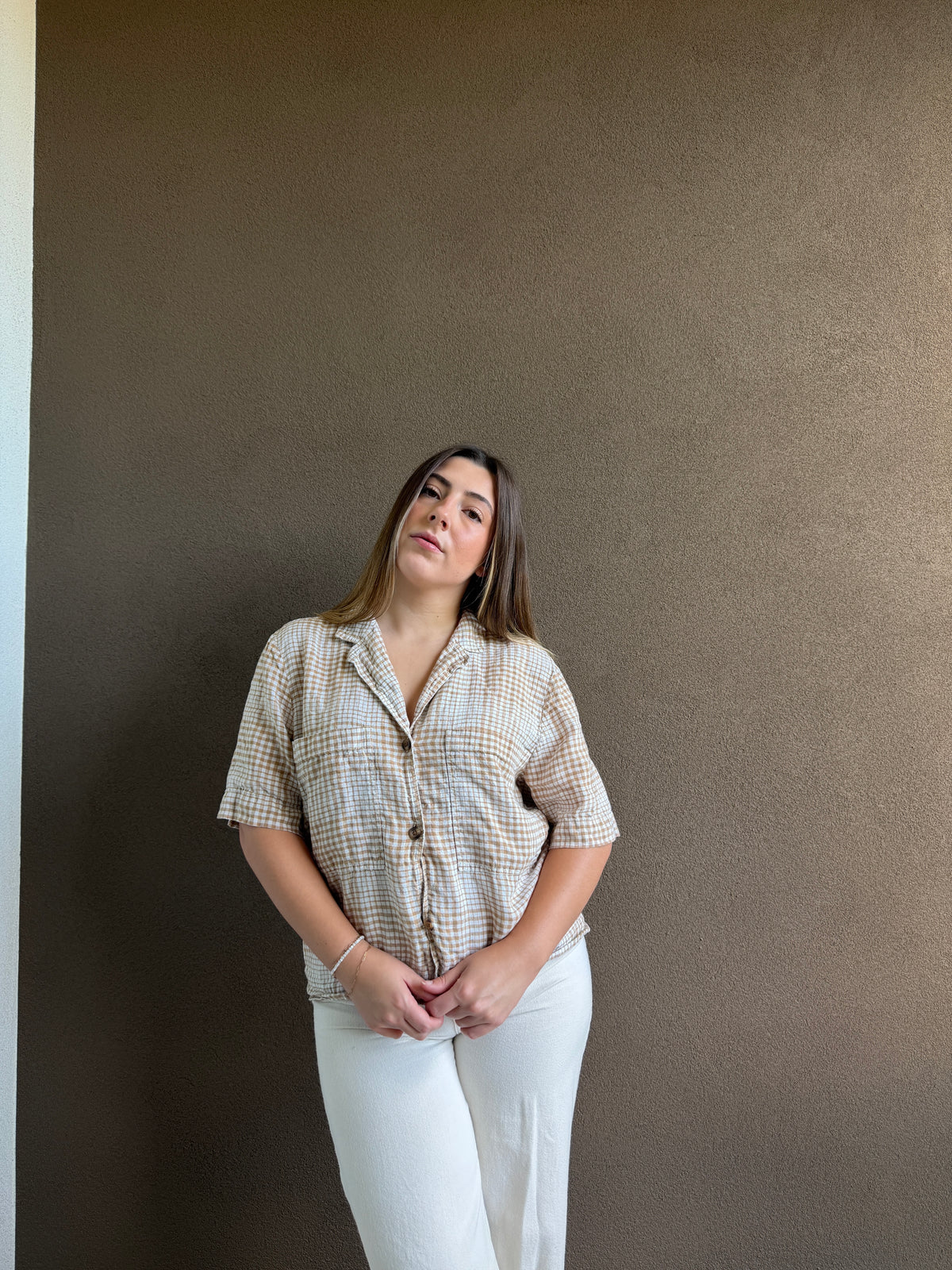 Everlane Grid Top (M)