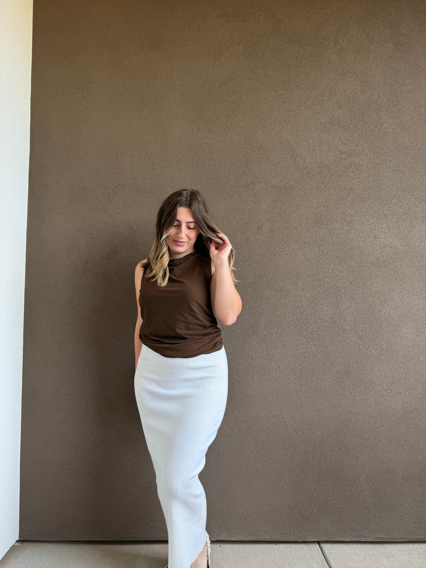Brown Vintage Tank (XL)