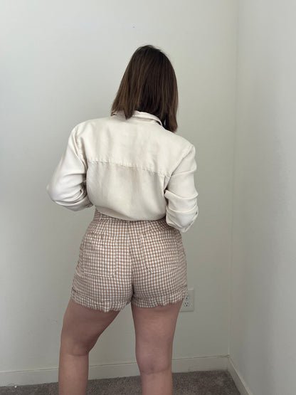 Cream Silk Button Up (8)